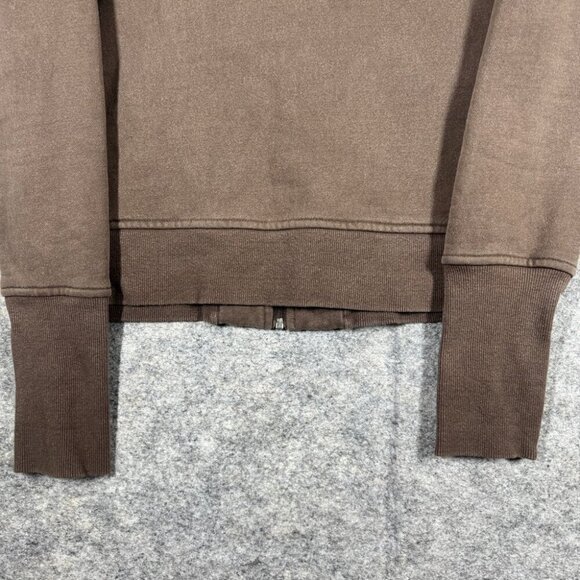 Lululemon Athletica Scuba Igloo Sunrise Rare  Zip Up Brown Jacket Size 8 - Picture 13 of 15